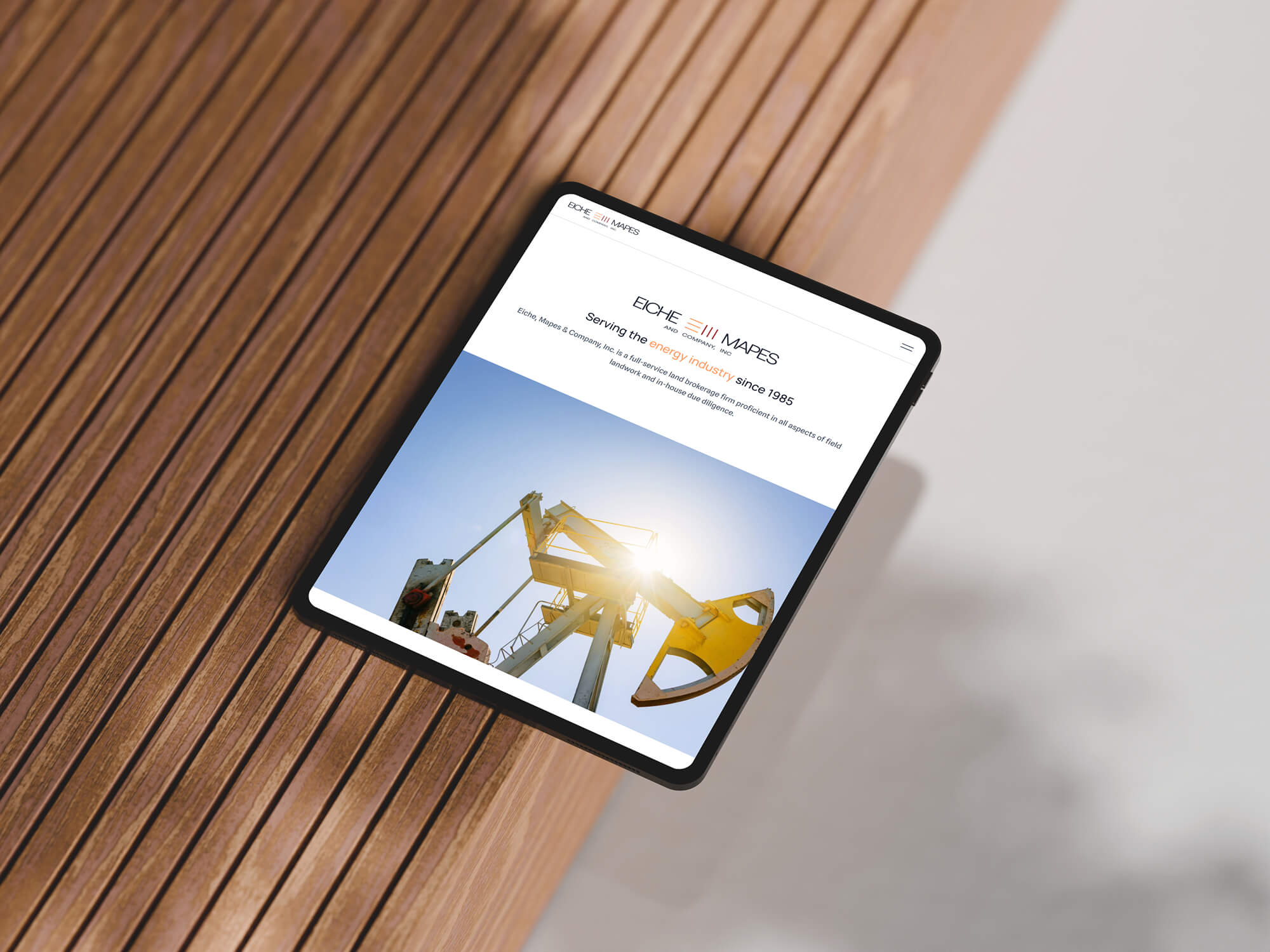 Eiche Mapes & Co website designed by Bailes Zindler